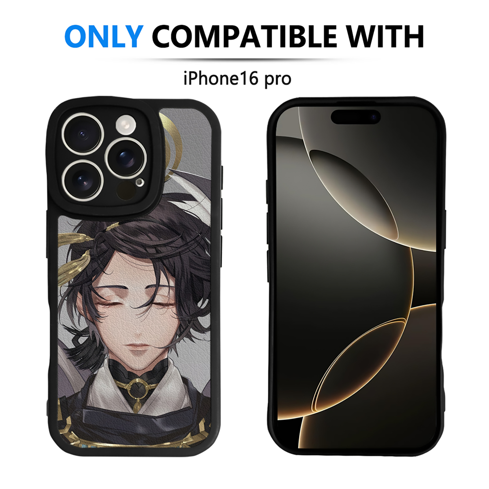 （画像用） 刀剣乱舞 Touken Ranbu 【iPhone 16シリーズ対応】シリコンスマホケース（レザー調） 材質：シリコン
